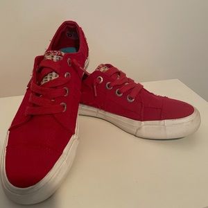 Red sneakers!